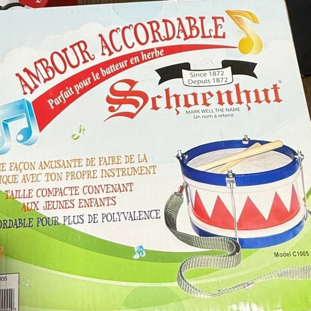 Vintage Schoenhut Tunable Drum Baby Einstein World of Rhythm Toy